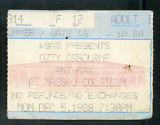 Ticket stub ozzy for sale  Watertown
