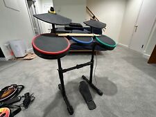 Guitar Hero Nintendo Wii World Tour Drum Set Cymbals, Drumsticks, Pedal - issues, used for sale  Shipping to South Africa