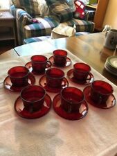 Cups saucers red for sale  Clarksville