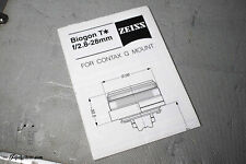 Zeiss biogon 28mm d'occasion  Lyon VIII
