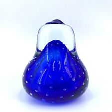 Pear paperweight blue for sale  Portland