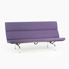 Sofá compacto estofado tecido roxo 2006 Herman Miller Ray and Charles Eames comprar usado  Enviando para Brazil