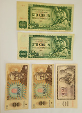 Banknoten tschechoslowakei gebraucht kaufen  Leipzig