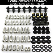 Kit completo de parafusos de carenagem parafusos corpo ajuste para Honda CBR 1000 RR 04-05 aço inoxidável comprar usado  Enviando para Brazil