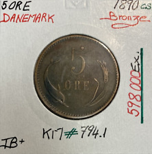 Danemark 1890 monnaie d'occasion  Oullins
