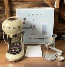 Smeg Retro Style Espresso Coffee Machine Beige, used for sale  Shipping to South Africa