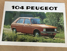 Peugeot 104 fold for sale  NOTTINGHAM