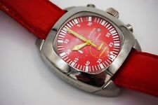 Usado, Reloj de pulsera Locman Italia 1970 cronógrafo de cuarzo 46 mm para hombre vintage original rojo segunda mano  Embacar hacia Mexico