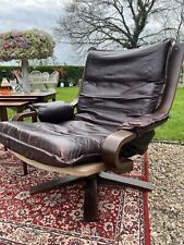 Vintage leather swivel for sale  MUCH HADHAM