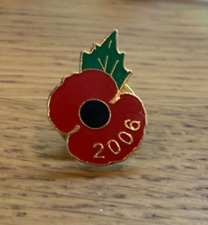 2006 poppy badge for sale  STAINES-UPON-THAMES