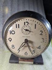 Relógio despertador vintage Westclox Big Ben alto funcionando preto e prata comprar usado  Enviando para Brazil