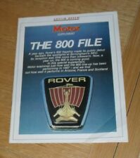 Rover 800 promotional for sale  SOUTHAMPTON