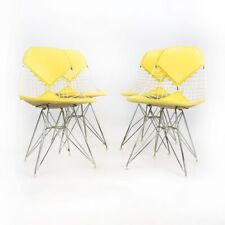 1958 Conjunto de Quatro Cadeiras de Biquíni Herman Miller Eames DKR-2 Fio com Naugahyde Amarelo comprar usado  Enviando para Brazil