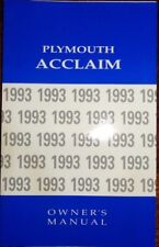 1993 plymouth acclaim for sale  Suffolk