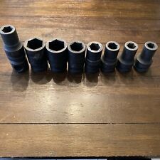 Sunex 1 inch drive industrial heavy equipment impact socket Set, used for sale  Shipping to South Africa