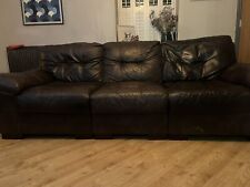 Seater settee dark for sale  OLDHAM