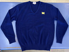 Suéter antigo vintage marca bicicleta Michigan Wolverines futebol azul dourado camisa comprar usado  Enviando para Brazil