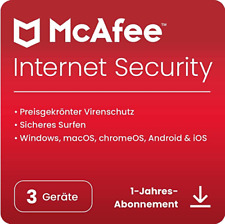 Mcafee internet security gebraucht kaufen  Chemnitz