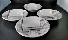 Used, ROYAL STAFFORD Set of 4 Burslem Heart of the Potteries PARIS  CEREALBOWLS 7IN  for sale  Shipping to South Africa