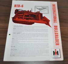 1956 International Harvester BTD-6 Diesel Crawler Bullgrader Broszura na sprzedaż  PL