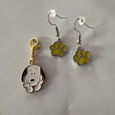 Snoopy charm pair for sale  Schofield