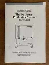 Shaklee Bestwater Best Water 50800 Water Countertop Purification System MANUAL for sale  Shipping to South Africa