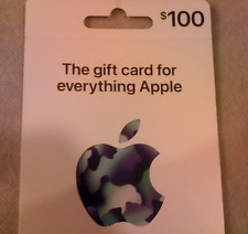 Tarjeta de regalo Apple $100, tarjeta física, nueva y sin abrir, envío gratuito, usado segunda mano  Embacar hacia Argentina