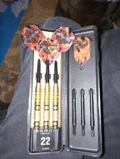 Harley Davidson Steel Tip Brass Dart Set, 22g. Older, in Really Good Condition.  for sale  Shipping to South Africa