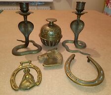 Collection six brass for sale  NORWICH