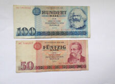 comunista Alemanha Oriental 1975 nota de dinheiro KARL MARX 100 Mark Berlin papel moeda RDA  comprar usado  Enviando para Brazil