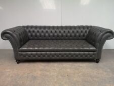 Canape chesterfield gris d'occasion  Arnage