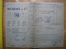1951 facture worms d'occasion  Talant