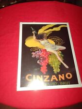 Vintage cinzano poster for sale  Cleveland