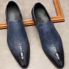 Mocassins de negócios masculinos moda couro confortável casamento social formal sapatos, usado comprar usado  Enviando para Brazil