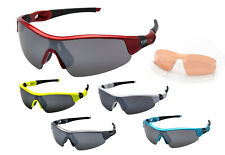 Ravs Sonnenbrille Radbrille Triathlonbrille Sportbrille Fahrradbrille 3 Gläser! comprar usado  Enviando para Brazil