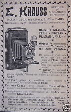 Publicité 1902 .krauss d'occasion  Compiègne