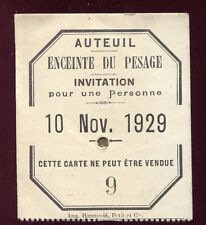1929 racecourse card d'occasion  Expédié en Belgium