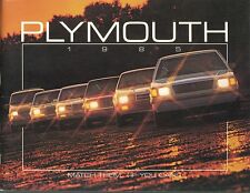 1985 plymouth brochure for sale  Meadville