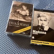 Usado, Madonna & Like A Virgin Cassette Tape Sire [1985] Cromo Dióxido CrO2 Lote Euro segunda mano  Embacar hacia Argentina