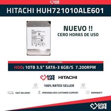 HITACHI HUH721010ALE601 NUEVO, 0 HORAS DE USO. 10TB HDD 3.5" SATA 6GB/S 7.2K ... segunda mano  Embacar hacia Argentina