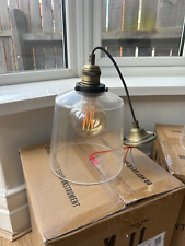 Glass pendant light for sale  NEWCASTLE UPON TYNE