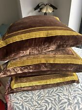 Tetrad velvet cushions for sale  PETERBOROUGH