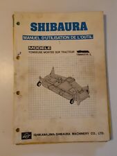 manuel  d utilisation de tondeuse de tracteur shibaura modèle TMM60YA-L, occasion d'occasion  La Chevrolière