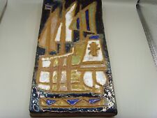 Azulejo de cerámica esmaltado francés de mediados de siglo de Les Argonautes, Vallauris década de 1960. segunda mano  Embacar hacia Argentina