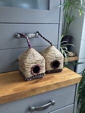 Wicker bird house for sale  Shipping to Ireland