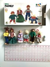 Wooden dollhouse dolls for sale  Shipping to Ireland