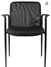Boss Office Products - silla de invitados de malla apilable. Negro segunda mano  Embacar hacia Argentina