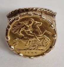 9ct half sovereign for sale  NEWCASTLE UPON TYNE