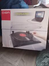 Turntable ION Audio PROFILE LP Conversion Vinyl To CD/MP3 Open Box on one side for sale  Shipping to South Africa