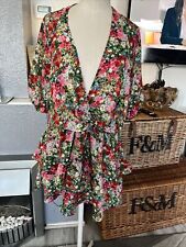 Zara floral ruffle for sale  DAGENHAM